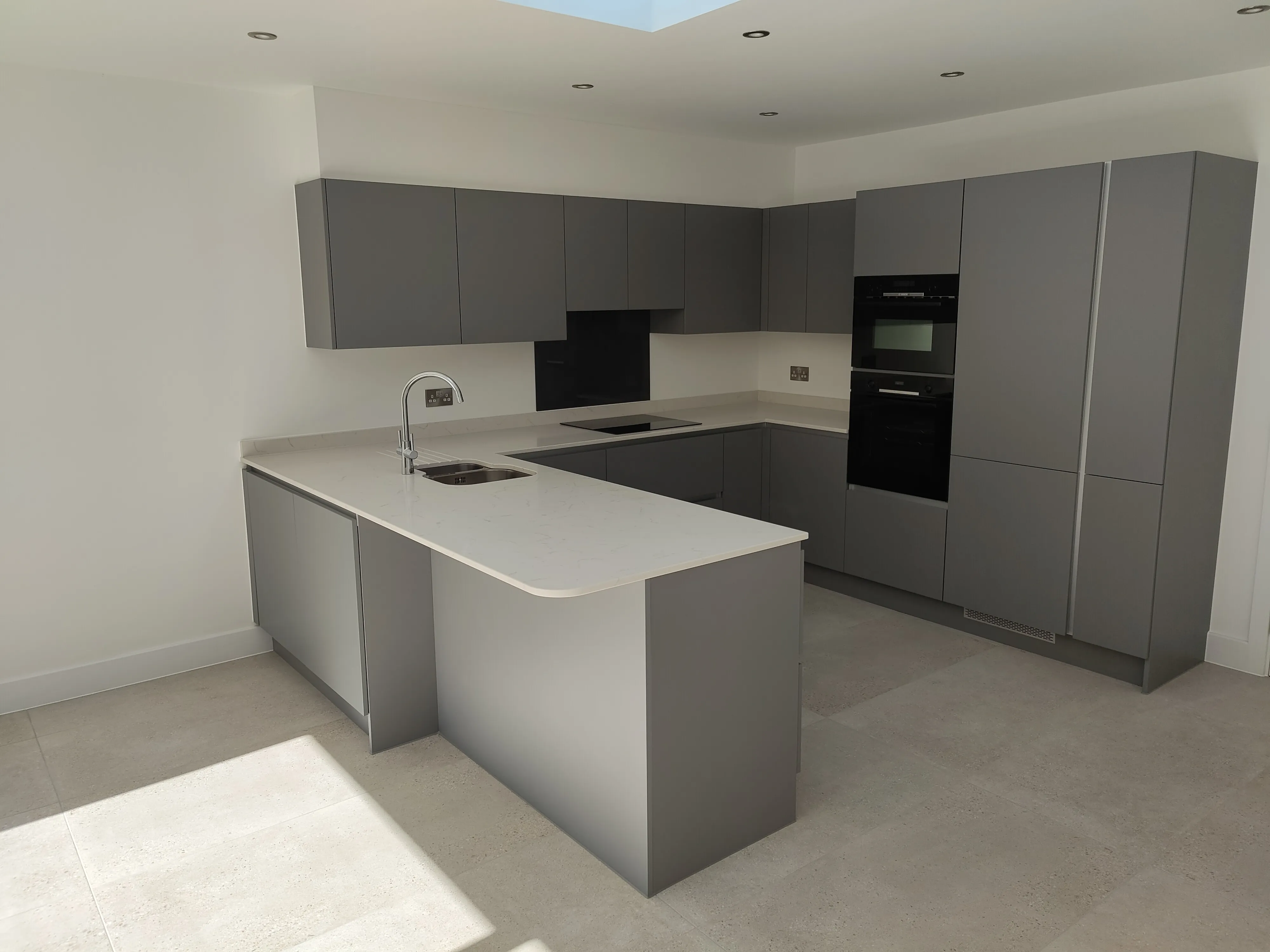 new grey kitchen